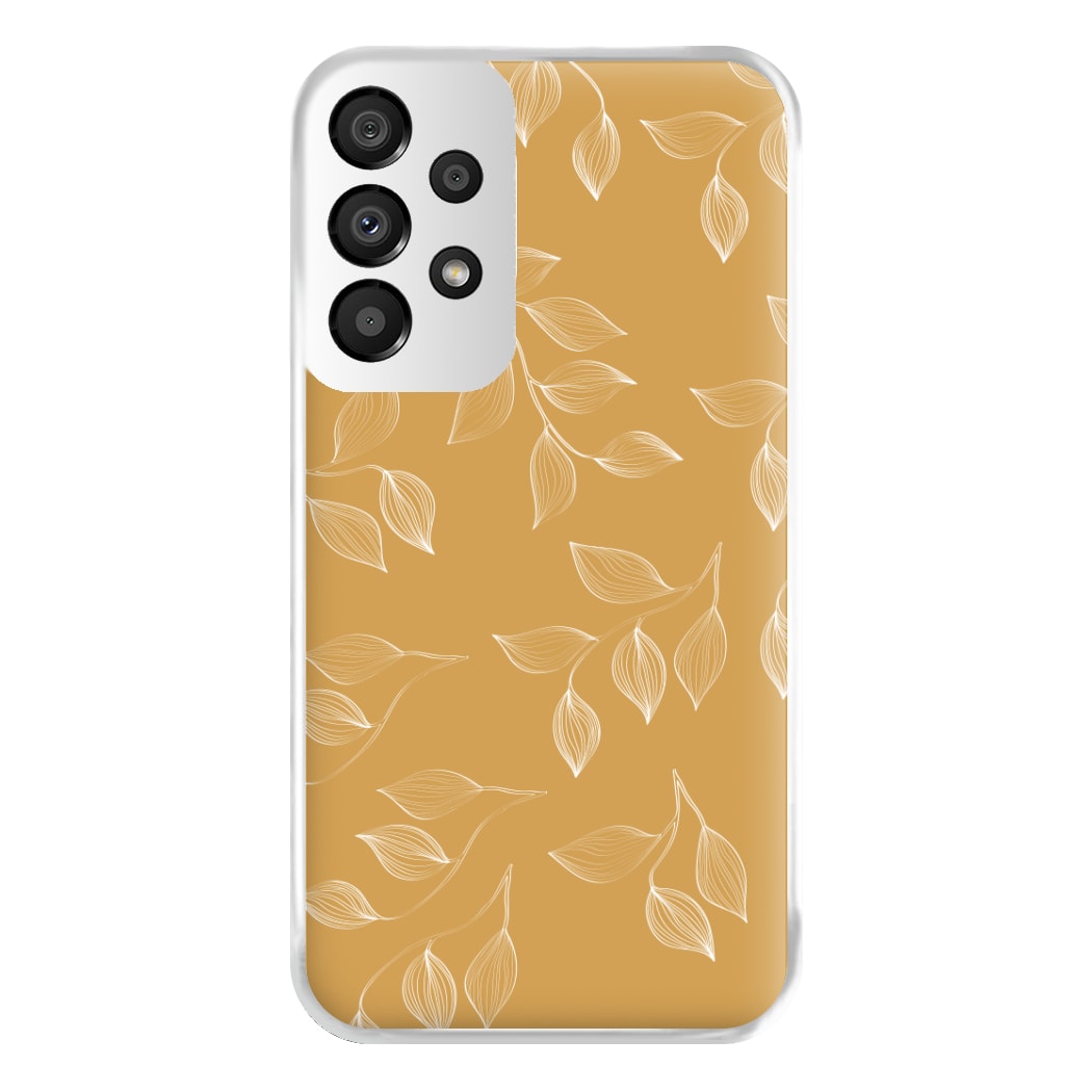 Autumn Leaf Pattern Phone Case for Galaxy A33