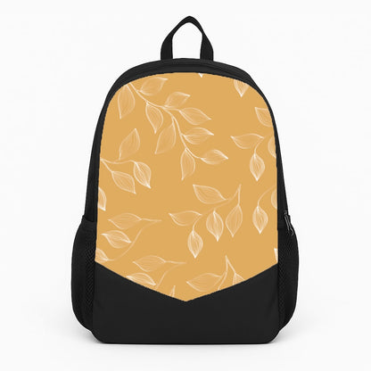 Autumn Leaf Pattern Large Backpack