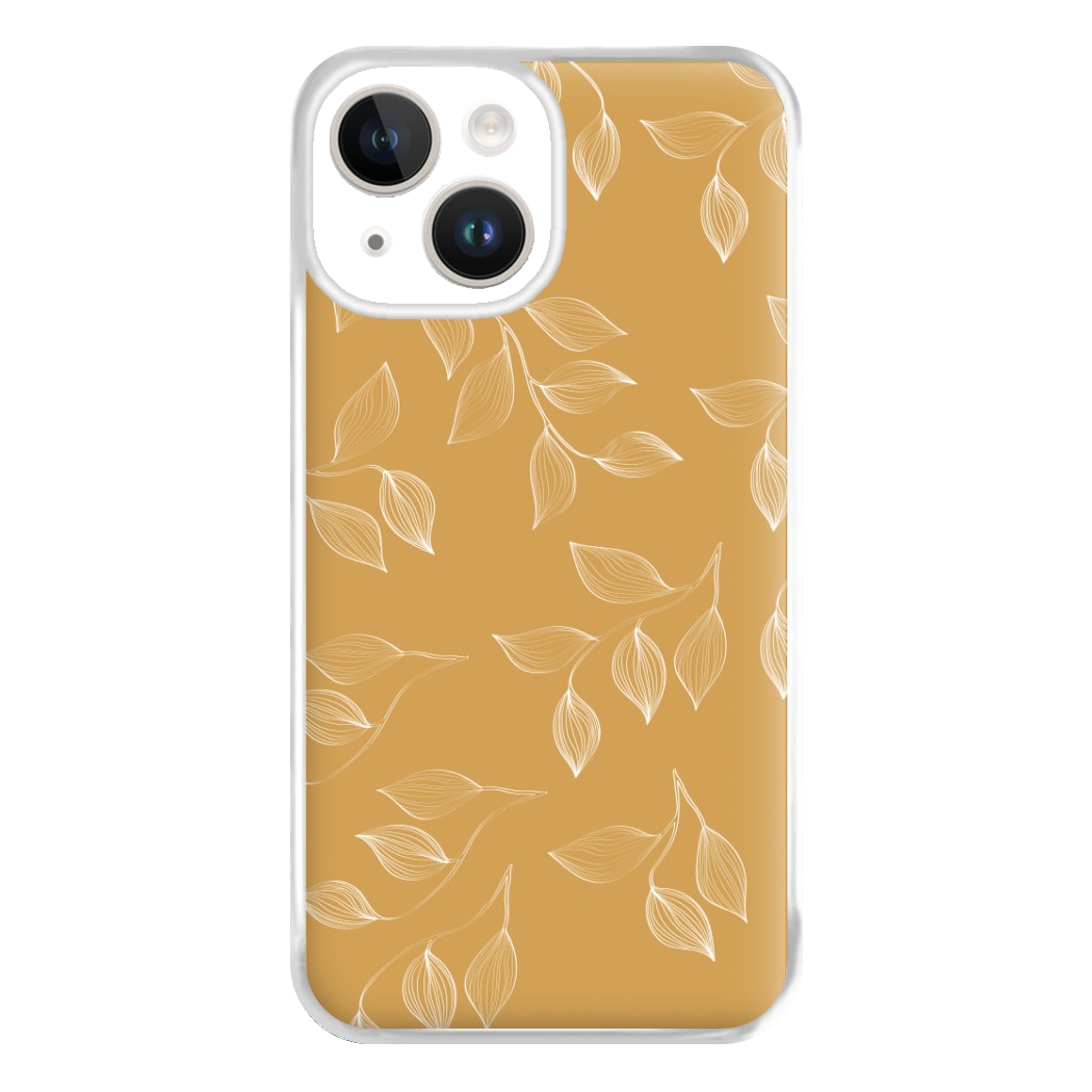 Autumn Leaf Pattern Phone Case for iPhone 14