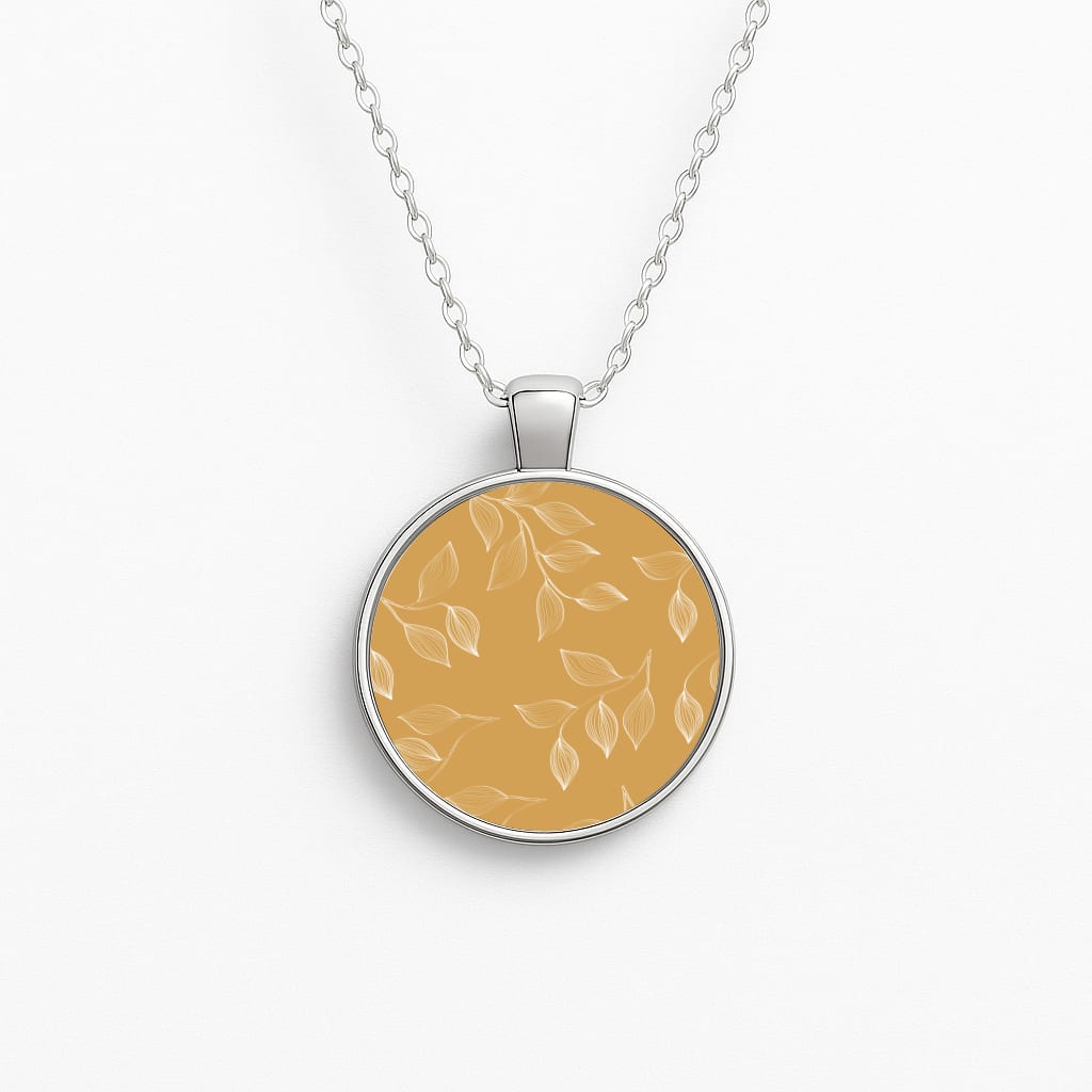 Autumn Leaf Pattern Necklace