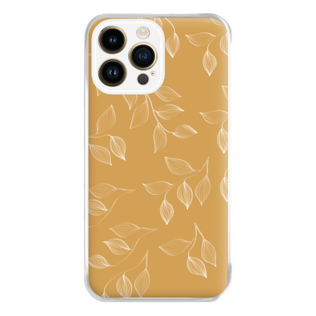 Autumn Leaf Pattern Phone Case for iPhone 14 Pro Max