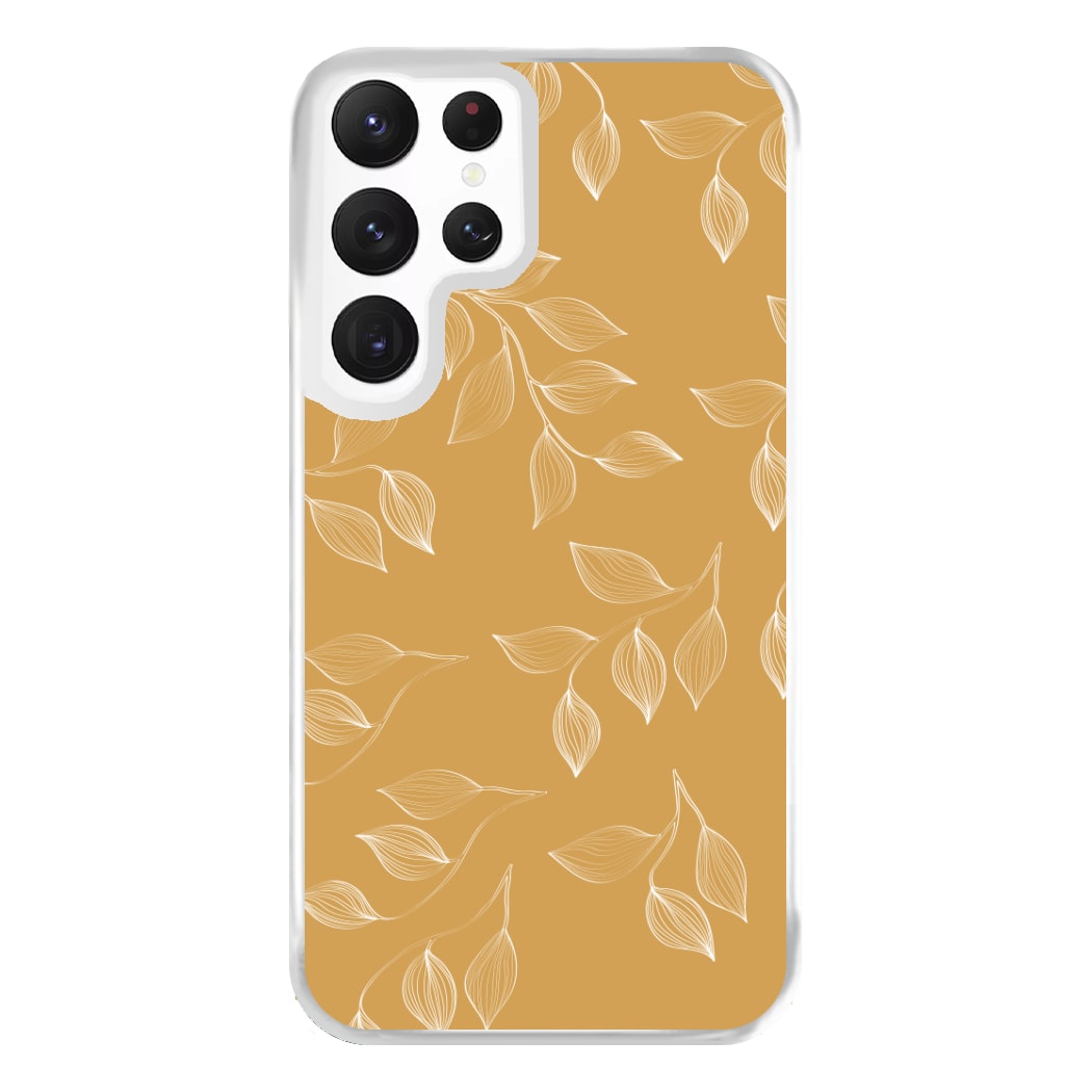 Autumn Leaf Pattern Phone Case for Galaxy S22 Ultra