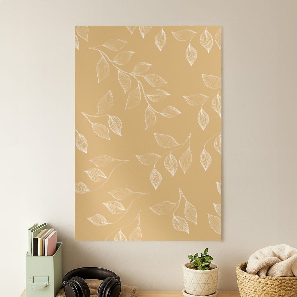Autumn Leaf Pattern Poster