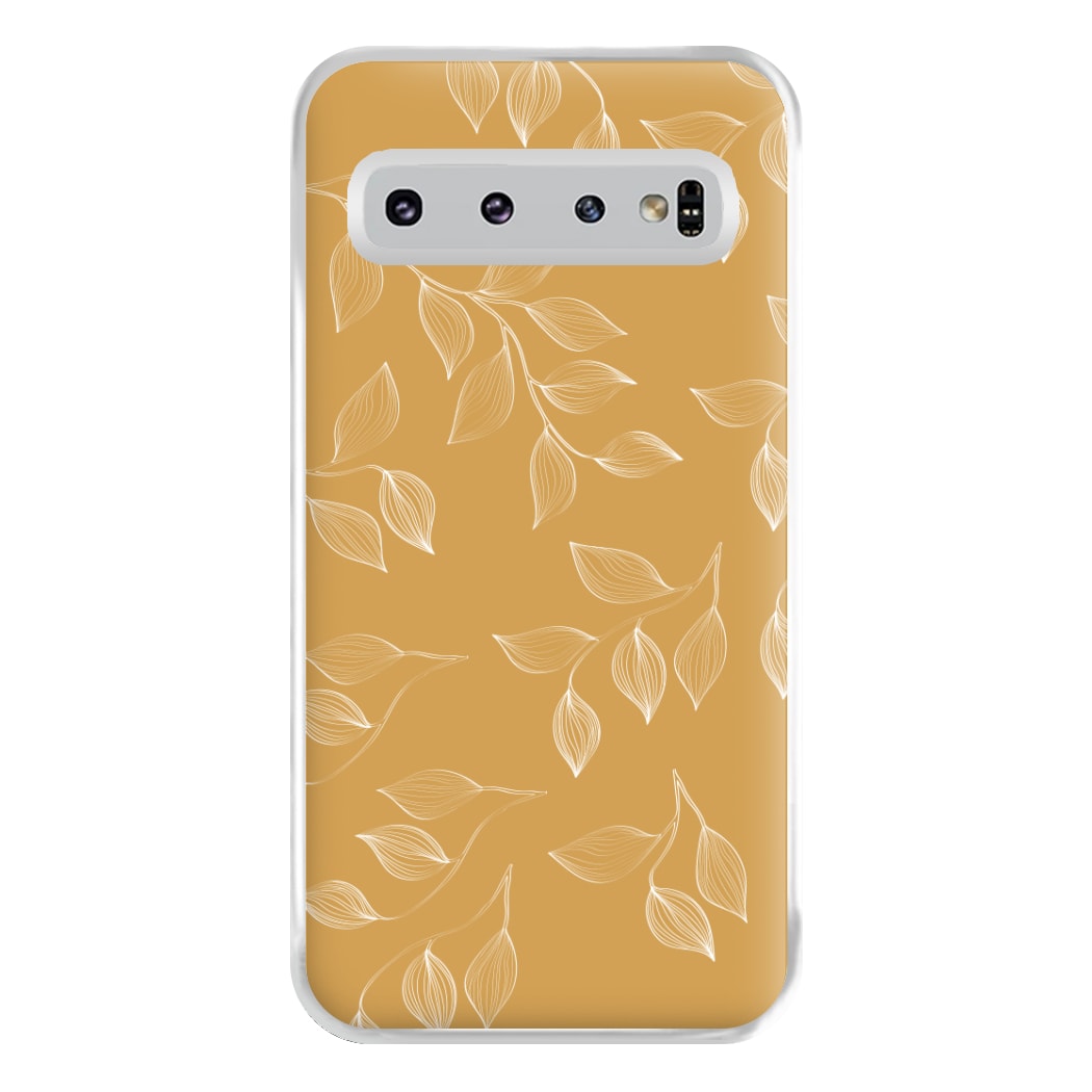 Autumn Leaf Pattern Phone Case for Galaxy S10 Plus