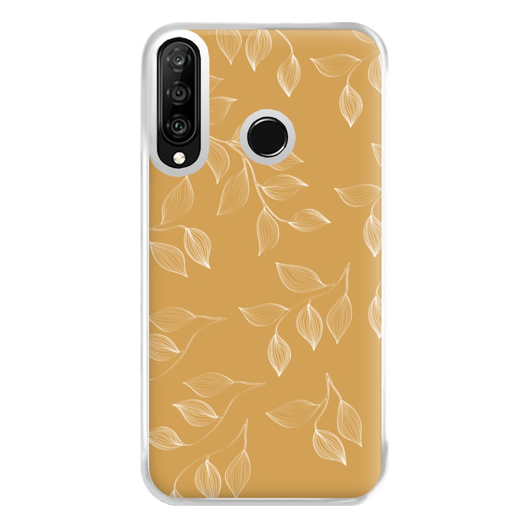 Autumn Leaf Pattern Phone Case for Huawei P30 Lite