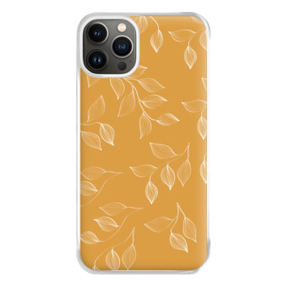 Autumn Leaf Pattern Phone Case for iPhone 13