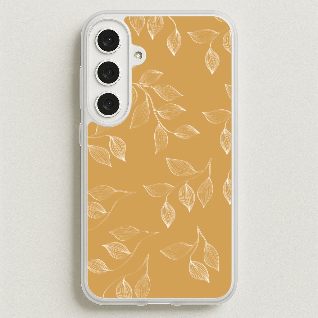 Autumn Leaf Pattern Phone Case for Galaxy S25FE