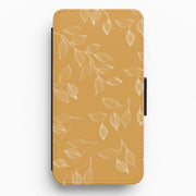 Autumn Leaf Pattern Flip / Wallet Phone Case 1
