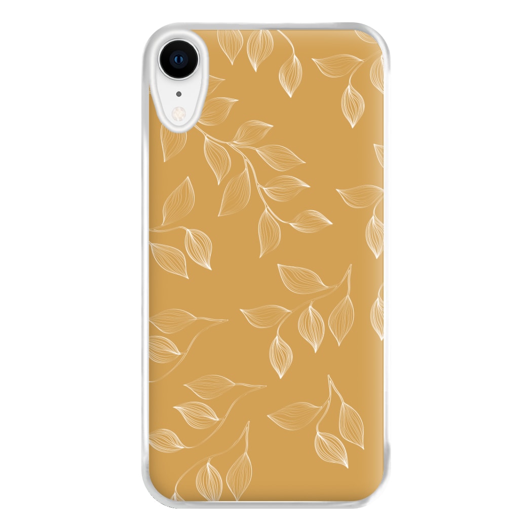 Autumn Leaf Pattern Phone Case for iPhone XR