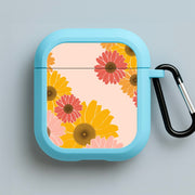 Sunflower Floral Pattern AirPods Case 3