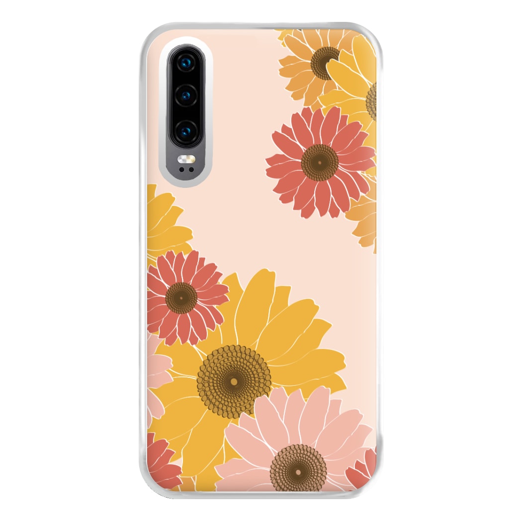 Sunflower Floral Pattern Phone Case for Huawei P30