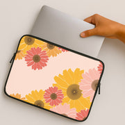 Sunflower Floral Pattern Laptop Sleeve 2