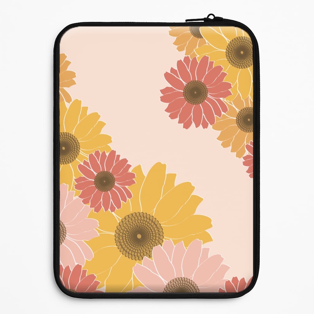 Sunflower Floral Pattern Universal Laptop Sleeve
