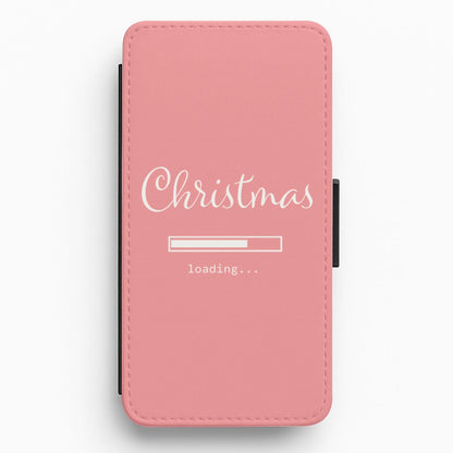 Christmas Loading Flip / Wallet Phone Case
