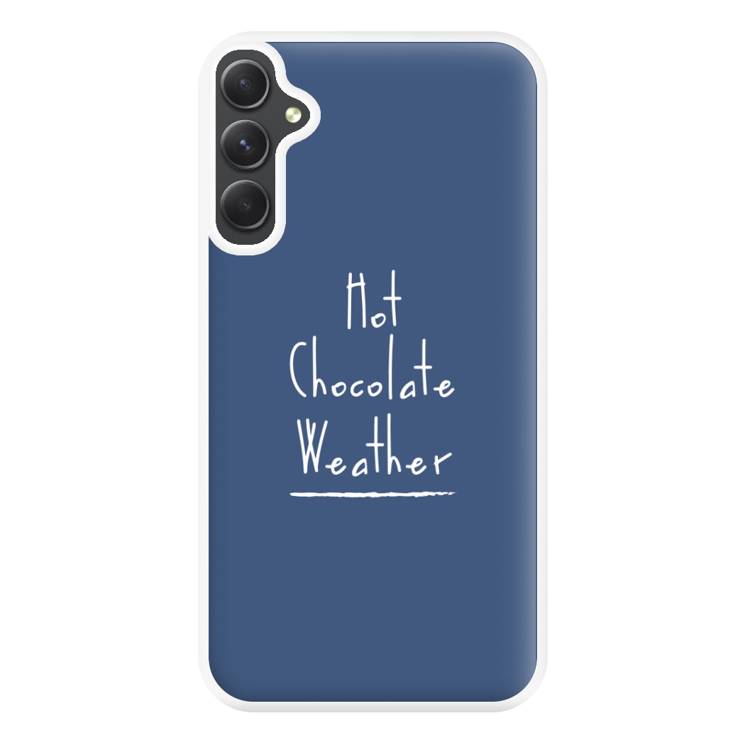 Hot Chocolate Weather Phone Case for Galaxy A14