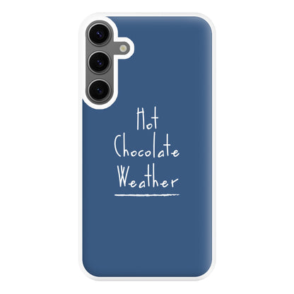 Hot Chocolate Weather Phone Case for Galaxy S24FE