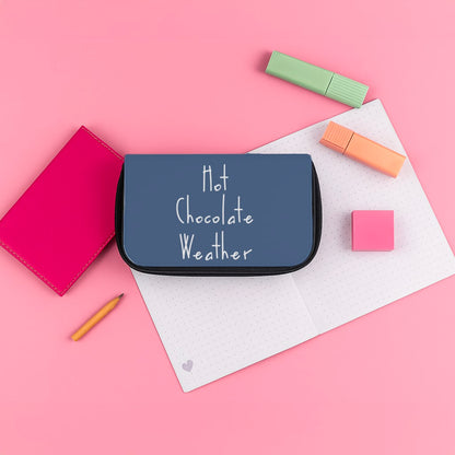 Hot Chocolate Weather Pencil Case