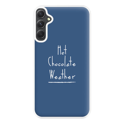 Hot Chocolate Weather Phone Case for Galaxy A34