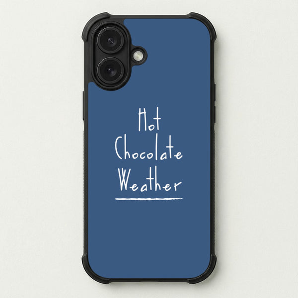 Hot Chocolate Weather Phone Case — Bumper case