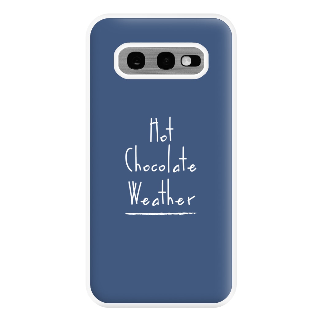 Hot Chocolate Weather Phone Case for Galaxy S10e