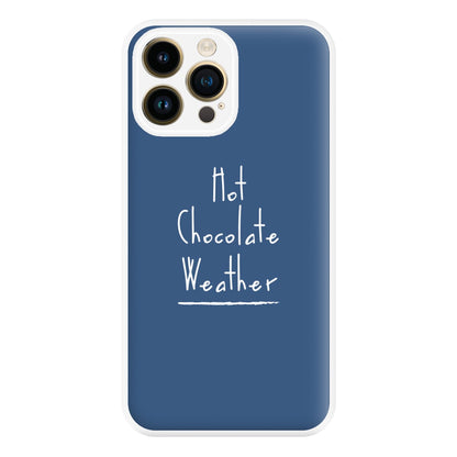 Hot Chocolate Weather Phone Case for iPhone 14 Pro Max