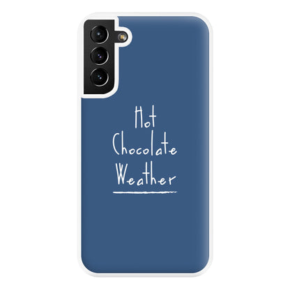 Hot Chocolate Weather Phone Case for Galaxy S21 Plus