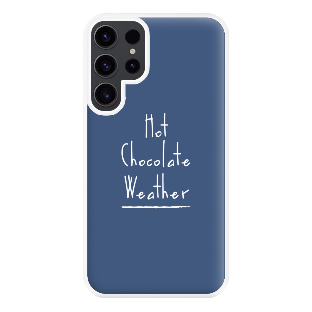 Hot Chocolate Weather Phone Case for Galaxy S23 Ultra