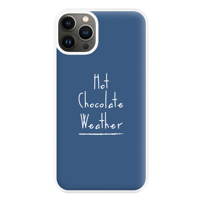 Hot Chocolate Weather Phone Case for iPhone 13