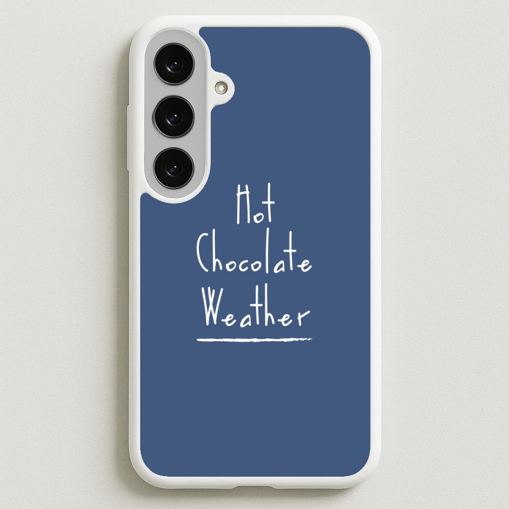 Hot Chocolate Weather Phone Case for Galaxy S25FE