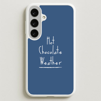 Hot Chocolate Weather Phone Case for Galaxy S25FE