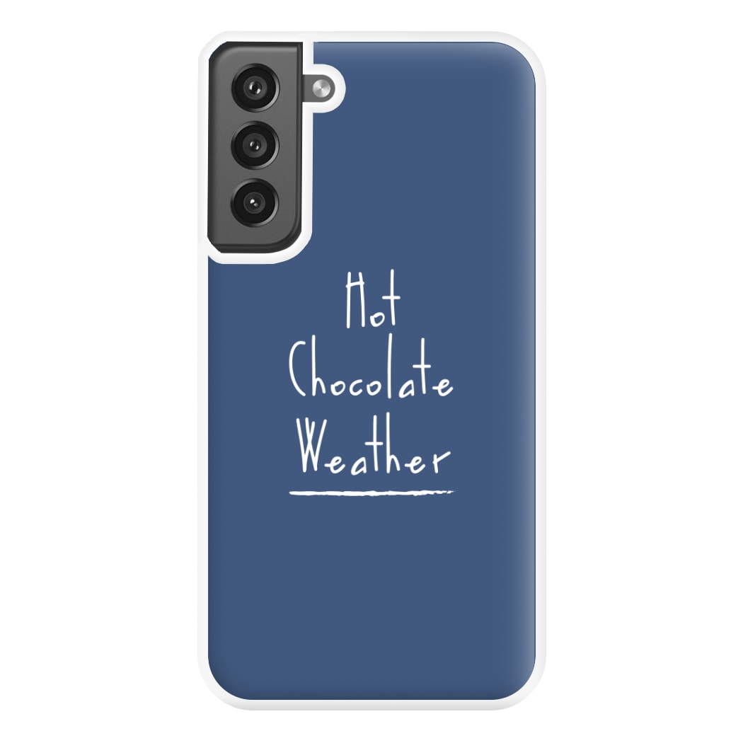 Hot Chocolate Weather Phone Case for Galaxy S21FE