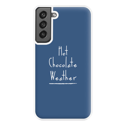 Hot Chocolate Weather Phone Case for Galaxy S21FE