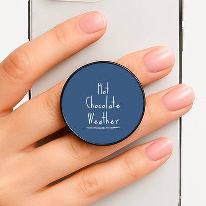 Hot Chocolate Weather Phone Grip