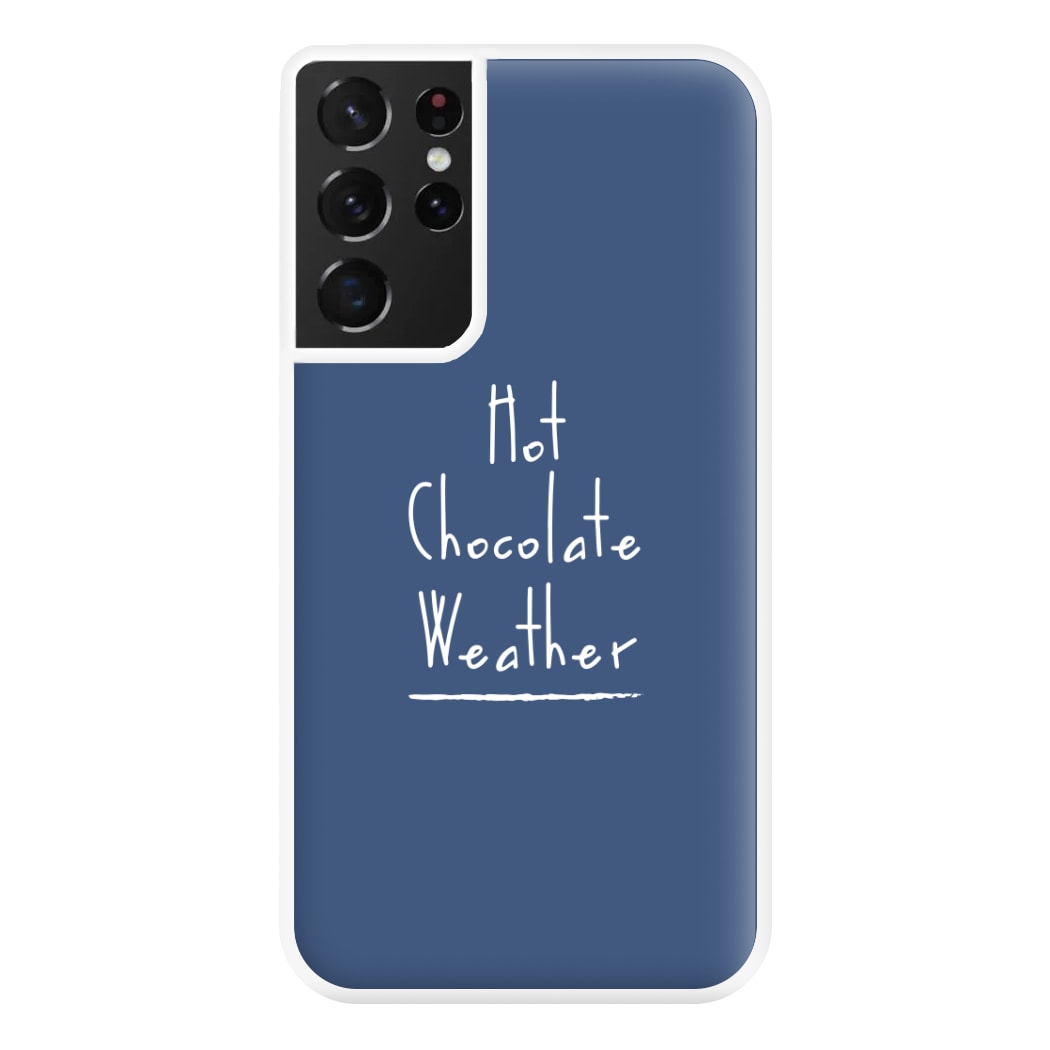 Hot Chocolate Weather Phone Case for Galaxy S21 Ultra