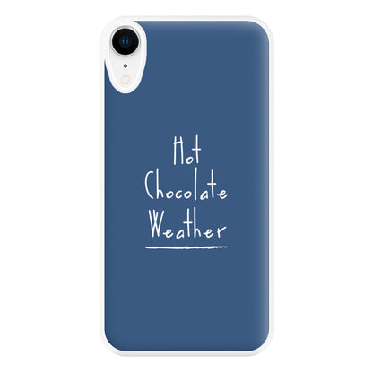 Hot Chocolate Weather Phone Case for iPhone XR