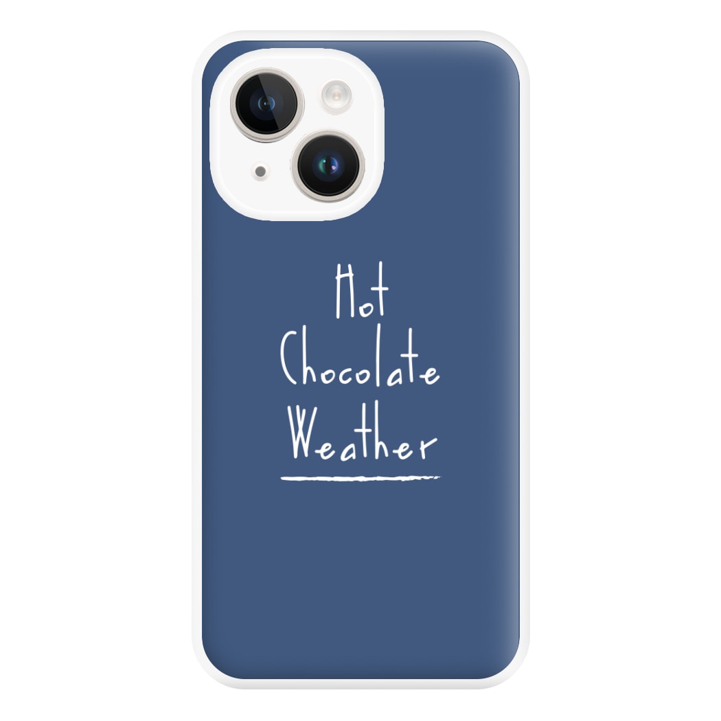 Hot Chocolate Weather Phone Case for iPhone 14 Plus