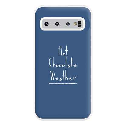 Hot Chocolate Weather Phone Case for Galaxy S10 Plus