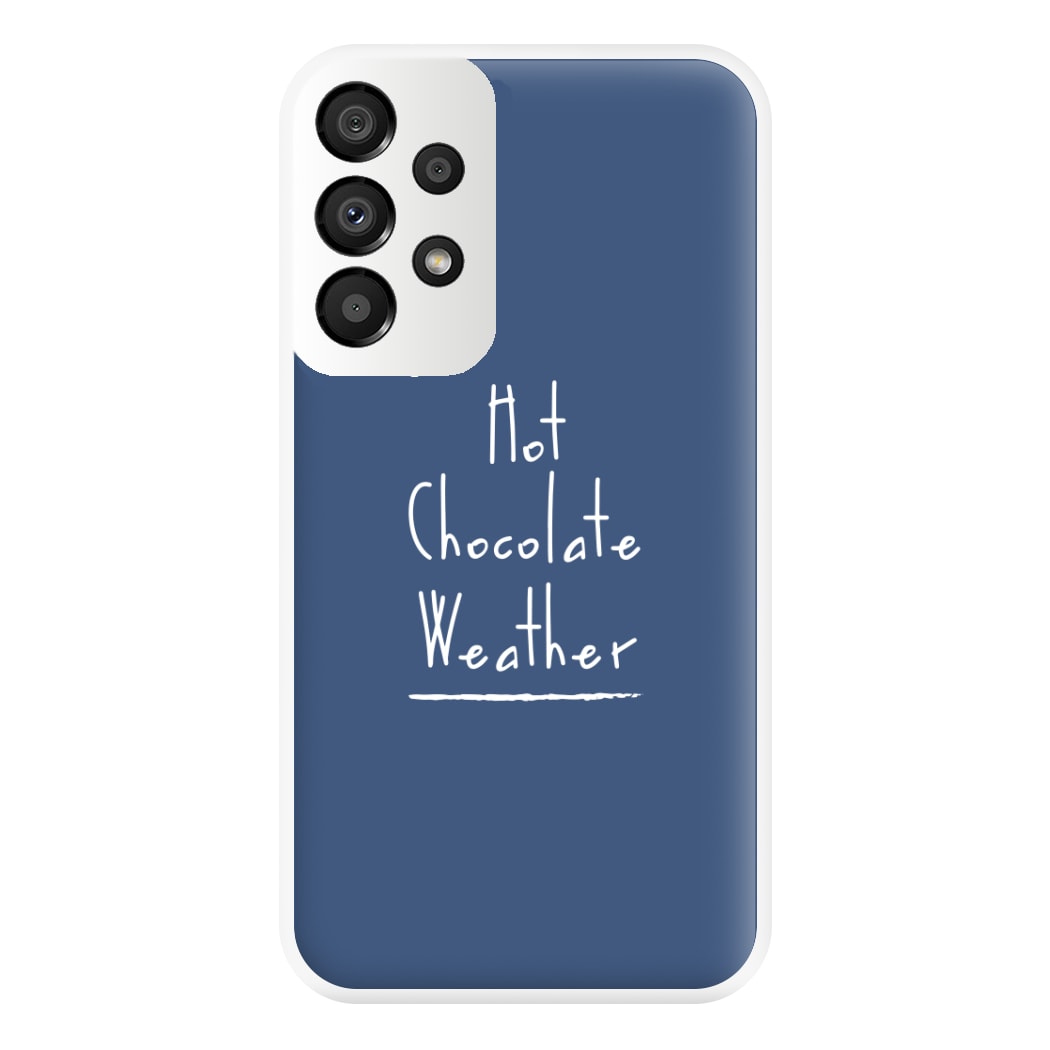 Hot Chocolate Weather Phone Case for Galaxy A33