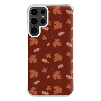 Autumn Leaf Patterns Phone Case for Galaxy S23 Ultra