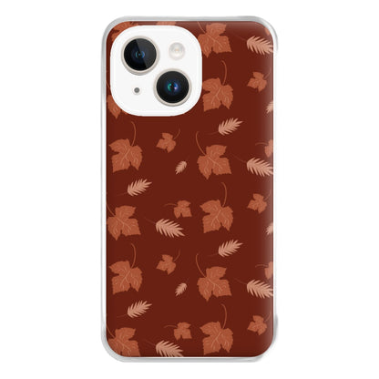 Autumn Leaf Patterns Phone Case for iPhone 14 Plus