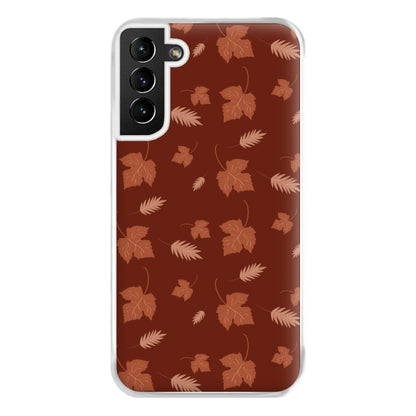 Autumn Leaf Patterns Phone Case for Galaxy S21 Plus