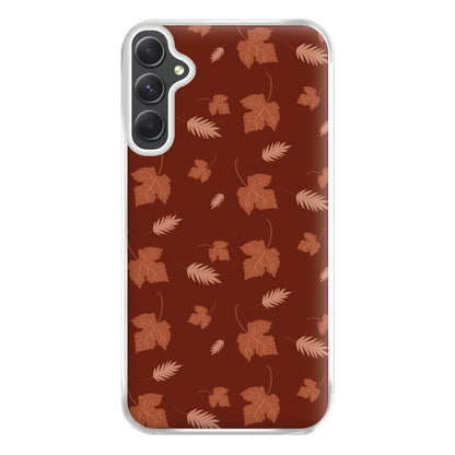 Autumn Leaf Patterns Phone Case for Galaxy A54