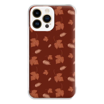 Autumn Leaf Patterns Phone Case for iPhone 14 Pro Max