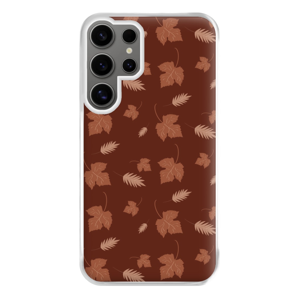 Autumn Leaf Patterns Phone Case for Galaxy S24 Ultra