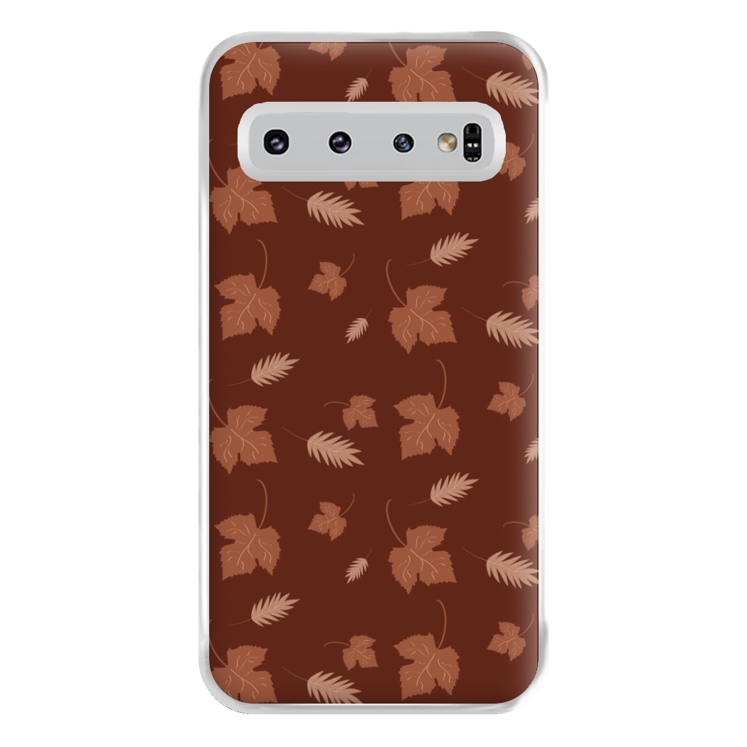 Autumn Leaf Patterns Phone Case for Galaxy S10 Plus