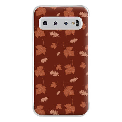 Autumn Leaf Patterns Phone Case for Galaxy S10 Plus