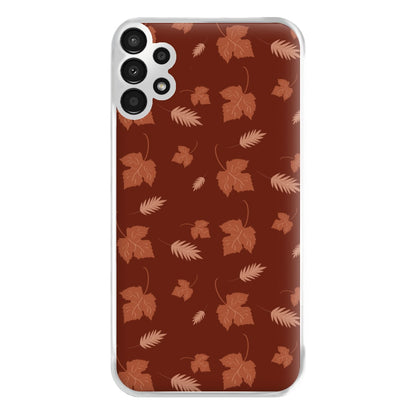 Autumn Leaf Patterns Phone Case for Galaxy A13