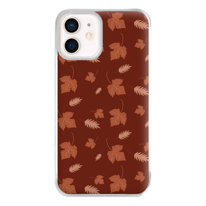 Autumn Leaf Patterns Phone Case for iPhone 13 Mini