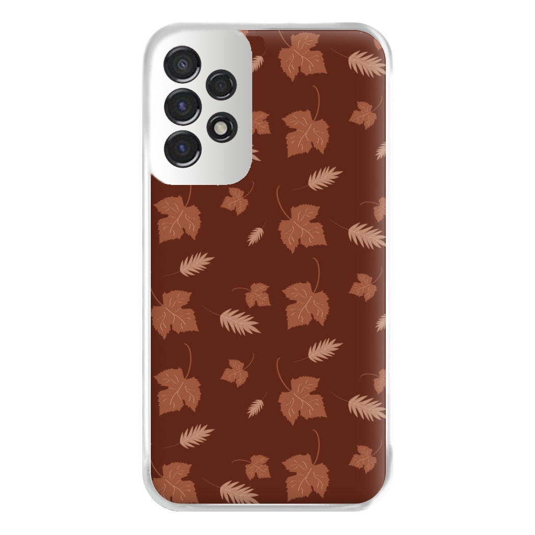 Autumn Leaf Patterns Phone Case for Galaxy A53