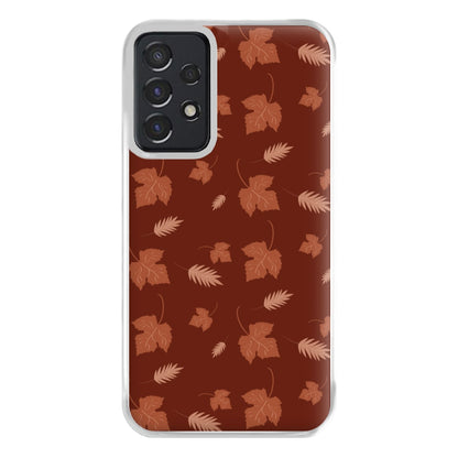 Autumn Leaf Patterns Phone Case for Galaxy A52 / A52s